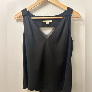 Cooper & Ella black silk tank top